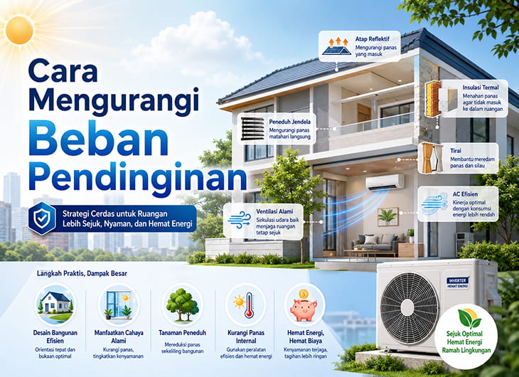 Cara Mengurangi Beban Pendinginan: Strategi Efektif untuk Hemat Energi dan Meningkatkan Kenyamanan