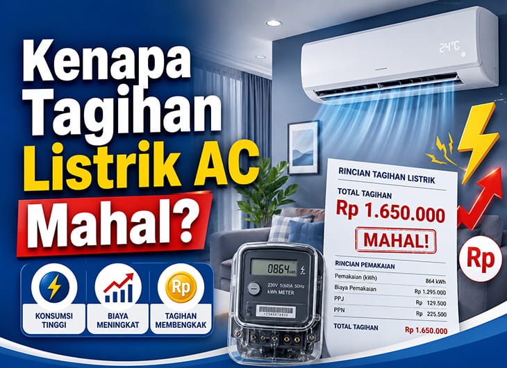 Kenapa Tagihan Listrik AC Mahal? Ini Penyebab dan Cara Menghematnya