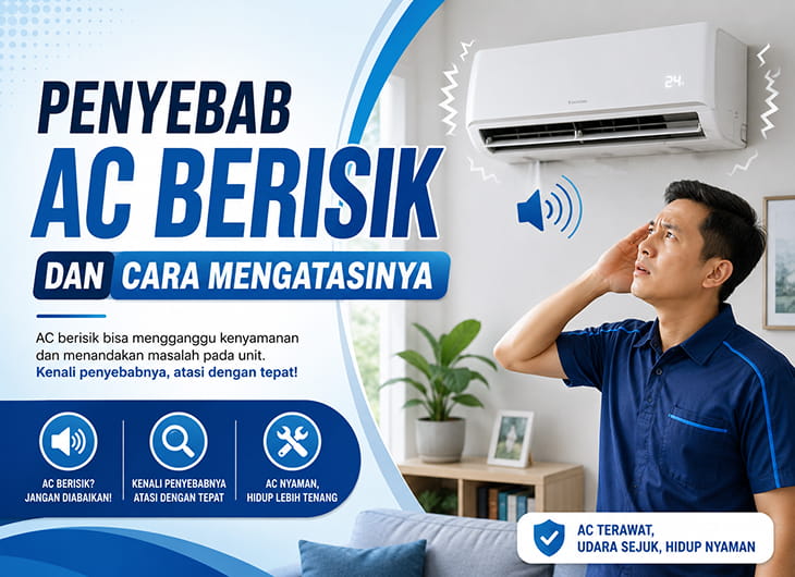 Penyebab AC Berisik dan Cara Mengatasinya
