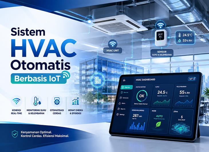 Sistem HVAC Otomatis Berbasis IoT: Solusi Cerdas untuk Efisiensi Energi dan Kenyamanan Bangunan