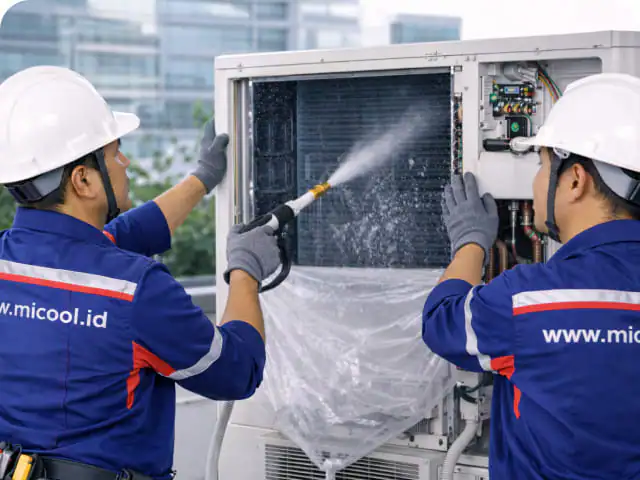Cuci AC Outdoor 